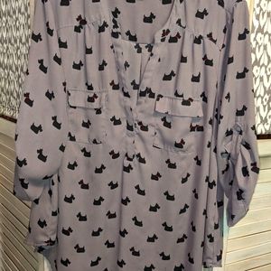 Torrid Size 1 (1X) Scottie Blouse